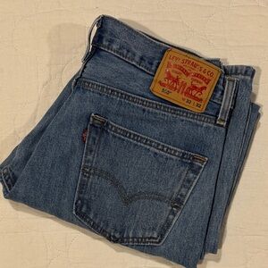 550 Levi's Classic Straight Blue Jeans 33x32